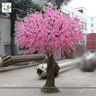 China UVG CHR026 Artificial plastic flower cherry blossoms for wedding decoration in China supplier