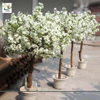 China UVG CHR052 Home Landscaping Artificial Cherry Blossom Potted Plastic Tree Centerpiece supplier