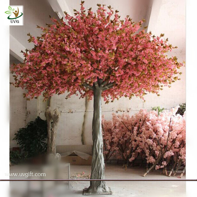 China UVG CHR034 Durable and Burly Silk Cherry Flower Factory Price Large Artificial Decorative supplier