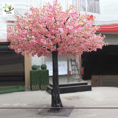 China UVG 3.5m tall artificial decorative trees with pink cherry blossoms for garden landscaping CHR028 supplier