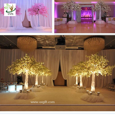China UVG 10ft Wedding Decoration Trees in Silk Cherry Artificial Flower Manufacturer for Stage supplier