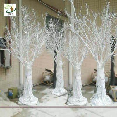 China UVG DTR14 Dry Tree for Decoration with white winter trees indoor use 8ft high supplier