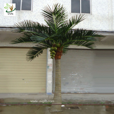 China UVG PTR002 16ft Artificial Palm Trees Outdoor with silk leaves for garden Landscaping supplier
