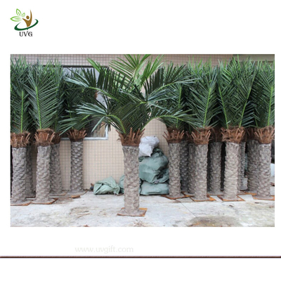 China UVG PTR001 Small plastic coconut tree with artificial silk leaves for sale and decoration supplier