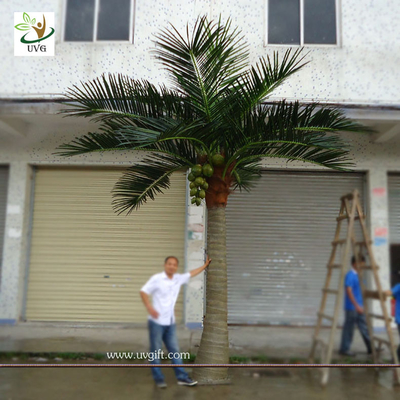 China UVG PTR002 20ft Artificial Palm Tree in big trunk for garden decoration and wedding favor supplier
