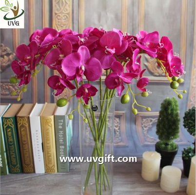 China UVG Silk blossom wholesale artificial orchid flowers for wedding decoration centerpieces supplier