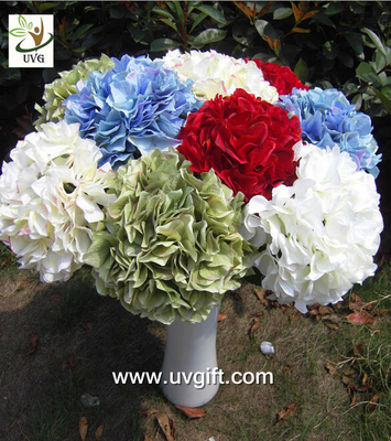 China UVG FHY20 wedding accessory silk hydrangea flowers artificial for bridal bouquets use supplier