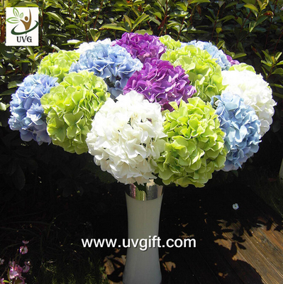 China UVG FHY21 Flower artificial wedding bouquets silk hydrangea for wedding stage decoration supplier