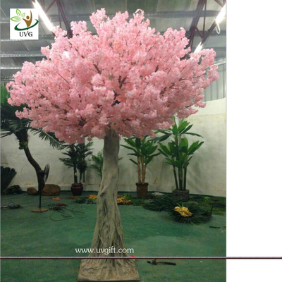 China UVG CHR116 best artificial trees with pink cherry blossoms for indoor theme decoration supplier