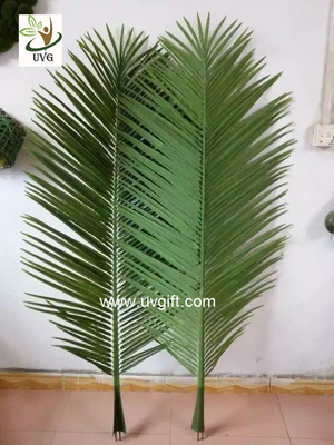 China UVG foxtail artificial coconut tree leaves wholesale in china for roof decoration PTR044 supplier