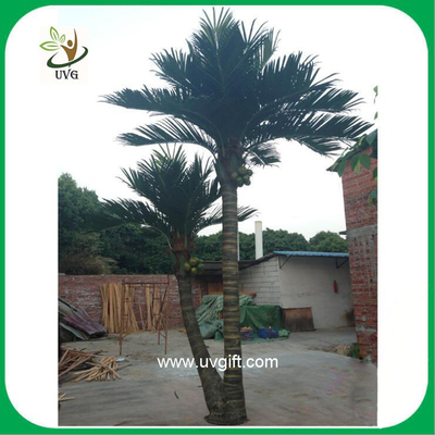 China UVG PTR022 high simulation artificial palm trees outdoor for home garden decoration supplier