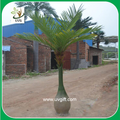 China UVG PTR020 artificial indoor decorative palm tree with unique trunk for hotel foyer decor supplier