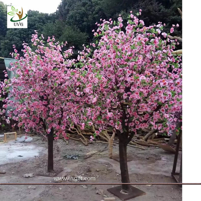 China UVG table centerpieces pink peach blossom small artificial tree for wedding photograph background decoration CHR158 supplier