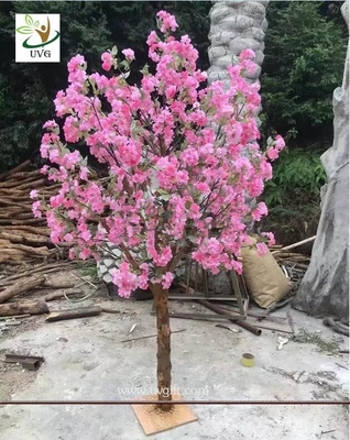 China UVG customized small artificial cherry blossom tree uk for wedding table decorations CHR159 supplier