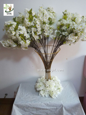 China UVG Tree branches for centerpieces with white artificial cherry blossom indoor wedding use CHR091 supplier