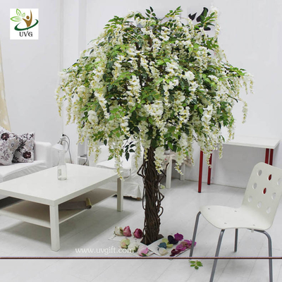 China UVG CHR047 Trees for Wedding white wisteria flowers home garden decoration supplier