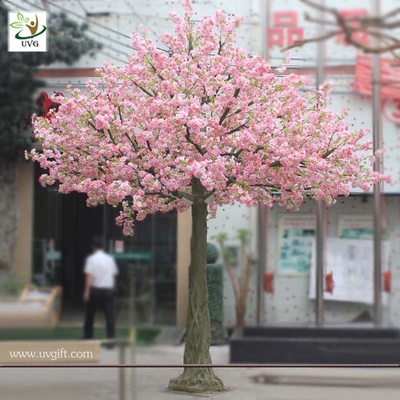 China UVG CHR017 Artificial Wishing Tree pink cherry flower trees for indoor decoration 12ft hig supplier