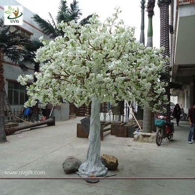 China UVG home landsacping high simulation white cherry flower artificial tree for weddings CHR012 supplier
