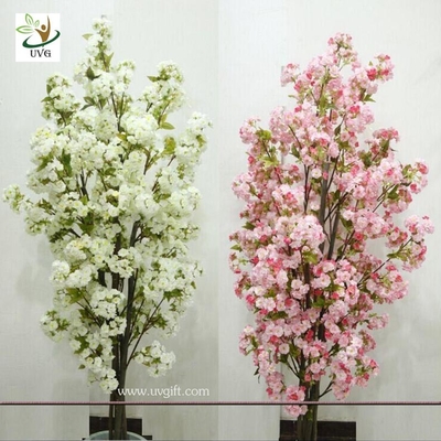 China UVG CHR089 Artificial white cherry blossom trees small bonsai Wedding Centerpieces supplier