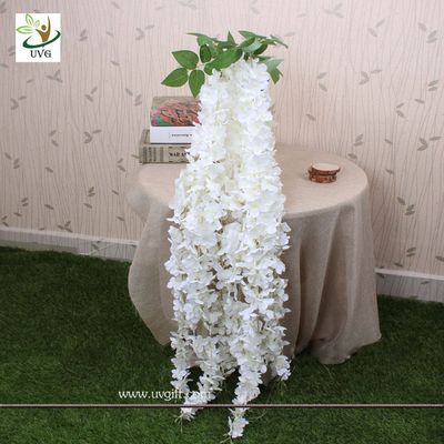 China UVG Artificial Flower Making Hanging Wisteria Flowers Manufacturer Wedding Decoration supplier