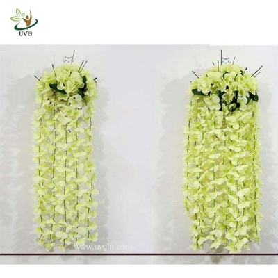 China UVG China Artificial Flower Silk Wisteria Wedding Wreath Hanging Wedding Flower Decoration supplier
