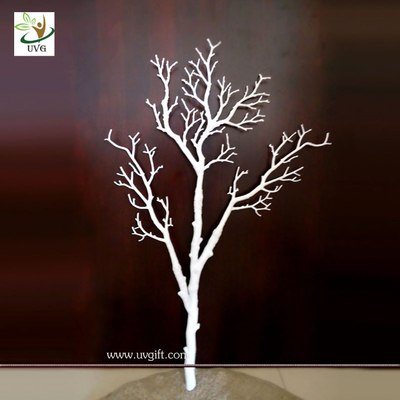 China UVG DTR011 White Artificial Tree Branch Decoration in PE plastic for windows display supplier