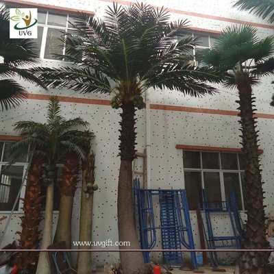 China UVG 20ft Decorative artificial palm trees sale with UV resistant leaf for hotel landscap supplier