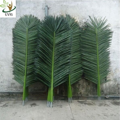 China UVG Palm tree leaves artificial with fabric leaves for home garden decoration PTR014 supplier