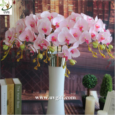 China UVG China supplier make artificial flower arrangements in silk orchid flowers for sale supplier