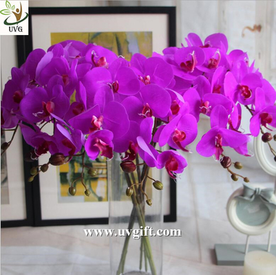China UVG Latex high quality artificial flowers orchid for wedding decoration table centerpiece supplier