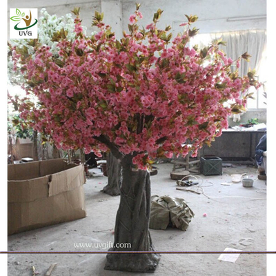 China UVG CHR061 big ornamental cherry tree artificial blossoms for wedding stage decoration supplier