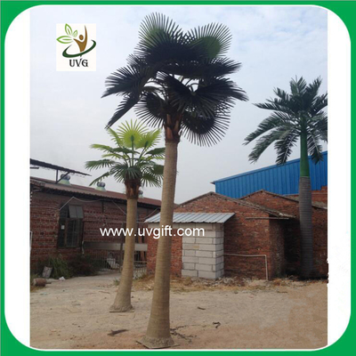 China UVG PTR035 outdoor artificial washington palm tree with fan leaves for park landscaping supplier