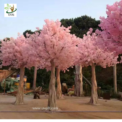 China UVG CHR128 faux blossoms japanese cherry trees for wedding stage decoration various size supplier