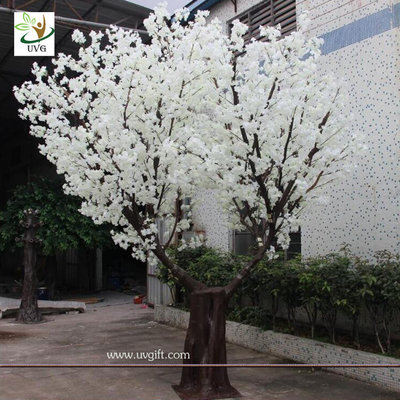 China UVG CHR137 cherry blossom tree price with white fake sakura branches for weddings and events supplier