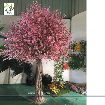 China UVG CHR150 Beach wedding use tall artificial trees in peach blossom branch and cherry flowers for uk theme decoration supplier