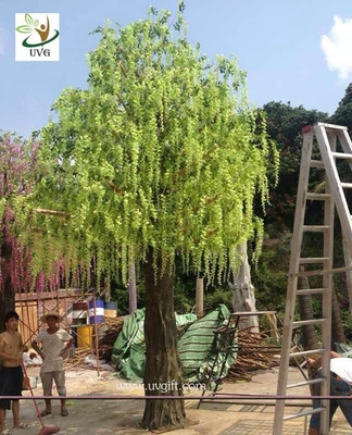 China UVG trees are artificial with wisteria blossoms for party and beach wedding decoration WIS013 supplier