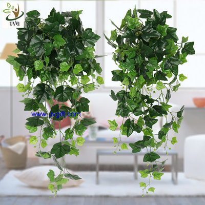China UVG interior decoration 1 meter green hanging faux ivy with plastic vine leaves for sale CHP01 supplier