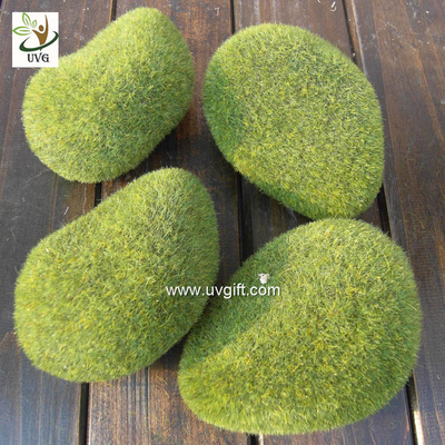China UVG preserved artificial moss stones décor rock for garden grass ornaments to planning a wedding GRS040 supplier