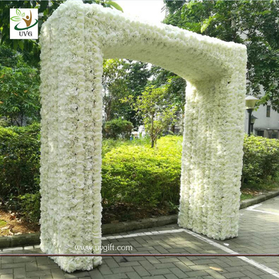 China UVG 2.5 meters artificial rose and hydrangea flower entrance for wedding hall decoration CHR1145 supplier