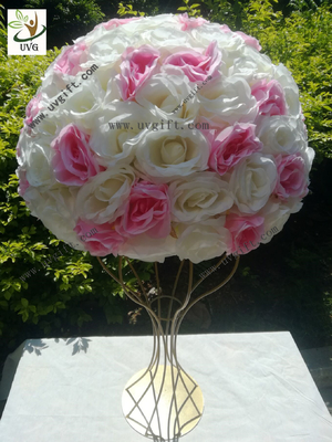 China UVG various sizes half roses and hydrangea flower balls for wedding table centerpieces decoration FRS02 supplier