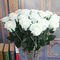 UVG White Artificial Flowers Wholesale Real Touch Silk Flower Rose for Party Decoration supplier