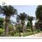 UVG 20ft Large artificial washingtonia palm tree in plastic leaves for garden decoration supplier