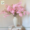 UVG 1m white artificial cherry blossom branches wholesale with silk flowers for weddings supplier