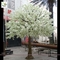 UVG wedding stage decoration use indoor white artificial cherry blossom trees for sale CHR011 supplier