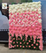 UVG 6ft flower wall backdrop with different artificial floral for dream wedding decoration ideas CHR1130 supplier
