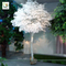 UVG GRE011 10ft white artificial christmas tree with wood fake banyan trees for party decoration supplier