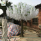 UVG WIS003 china home decor wholesale 4 meters tall white artificial wisteria flowers wedding blossom tree supplier