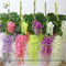 UVG 110cm faux floral arrangements long shoot wisteria silk flowers for wedding decoration WIS016 supplier