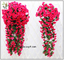 UVG artificial flowers wholesale hanging silk violet wreath for wedding flower arrangements WIS017 supplier