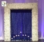UVG cheap wedding backdrop design plastic grid artificial flower wall and arch for wedding decor CHR1142 supplier